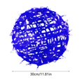 thumbnail image 7 of YZEGDCH Outdoor Solar Christmas Balls Lights Tree Lights Waterproof, 1 Pack Blue LED Hanging Globe Sphere Lights for Party Wedding Xmas Porch Patio Garden Yard Decorations, 7 of 7