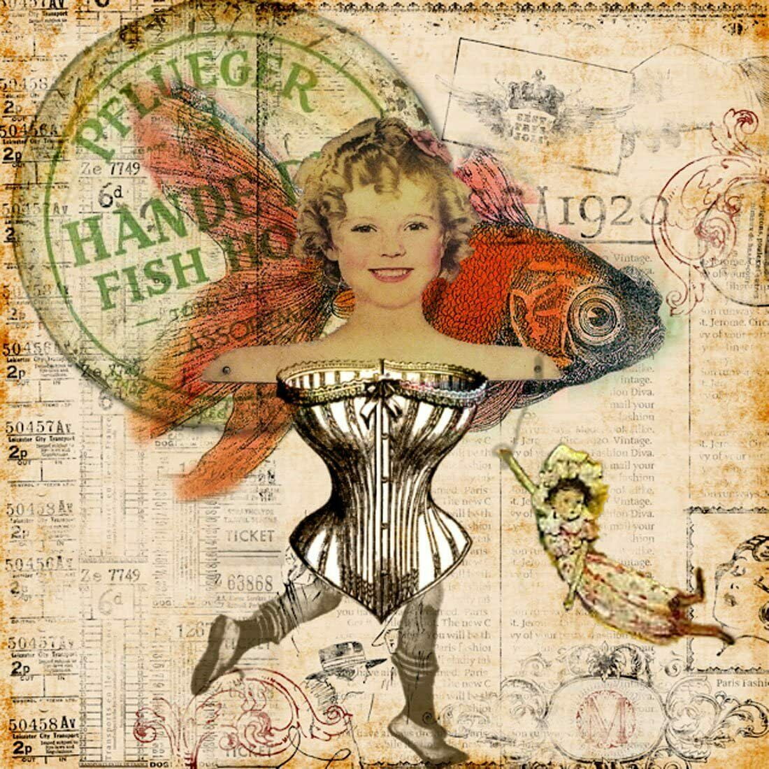 Fish House CANVAS OR FINE PRINT WALL ART