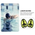 thumbnail image 4 of ELAYARD 1Pair Professional Hand Paddles for Swimming Training Made from Flexible Silicone Material, 4 of 7