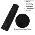 thumbnail image 2 of Motoforti 2 Pcs Plush Car Shoulder Seatbelt Pad Covers Universal Black 30x7cm, 2 of 5