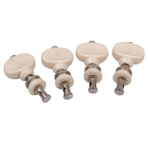 TUIBELYN 4pcs Ukulele Guitar String Tuning Pegs Machine Heads Tuners Bass Accessories