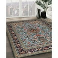 thumbnail image 3 of Ahgly Company Machine Washable Indoor Rectangle Traditional Dark Goldray Area Rugs, 7' x 10', 3 of 7