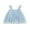 Blue, variant on Bagilaanoe Toddler Baby Girl Summer Dress Sling Sleeveless Daisy Print A-line Tulle Princess Dresses 6M 12M 2T 3T 4T 5T Kids Casual Swing Sundress