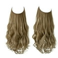 thumbnail image 4 of SNNROO Invisible Wire Hair Extensions Synthetic 18 Inch Adjustable Size Secret Headband Hairpieces for Women Dirty Blonde, 4 of 6