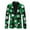 Army Green, variant on Christmas Suit Jacket for Men Funny Xmas Blazer Jacket Snowflake Print Tuxedo One Button Shawl Lapel Party