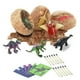 thumbnail image 4 of Kit de excavación arqueológica de dinosaurios | Set de excavación de bricolaje para el aprendizaje práctico | Incluye modelos de dinosaurios de vinilo realistas | Paquete de 12 | Herramientas, 4 of 8