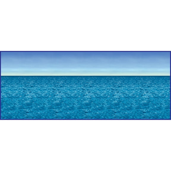 Ocean & Sky Backdrop Party Accessory (1 count) (1/Pkg)
