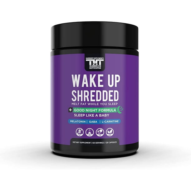 Wake Up Shredded Night Time Fat Burner Appetite Suppressant for Men