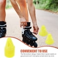 thumbnail image 4 of STRANDCHIC 12-Pack Yellow Training Cones for Outdoor Sports with Material and Stable Flat Base Design, 4 of 6