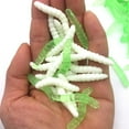 thumbnail image 4 of Matsuzay 100x gusano de pan de Halloween gusano simulado divertido juguete novedoso para bromas juguetes y pasatiempos gusanos blandos Kits de decoración para fiestas Blanco, 4 of 6