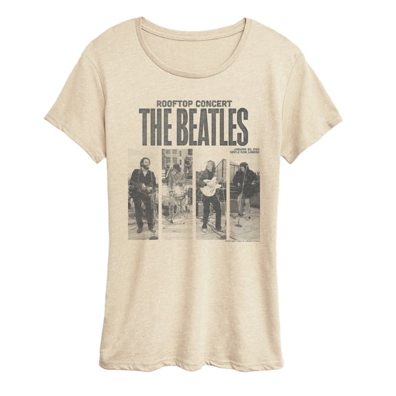 The Beatles - Rooftop Concert - Women's Short Sleeve Graphic T-Shirt