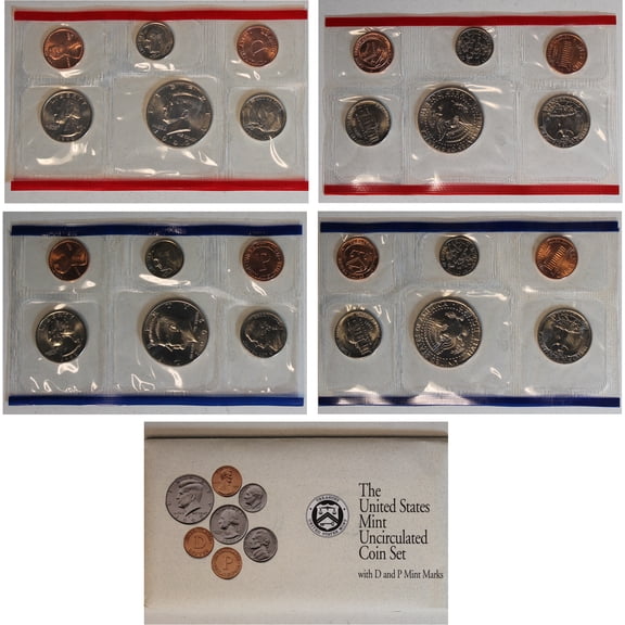 1992 U.S. Mint Set – 10 Coins – Collectible OGP Set