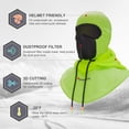 thumbnail image 3 of Pasamontañas de esquí ROCKBROS - Forro polar térmico para hombre en invierno, color verde, 3 of 8