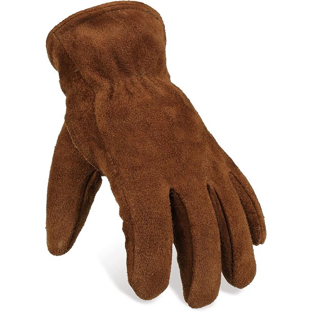 Guantes de trabajo YUANXCMXG aislamiento térmico invierno cuero