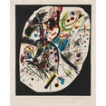 thumbnail image 2 of Wassily Kandinsky 15x18 Black Ornate Wood Framed Double Matted Museum Art Print Titled - Small Worlds III (1922), 2 of 5