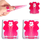 thumbnail image 1 of FloreceBien, formas profesionales de uñas Stiletto, uñas curvas acrílicas, extensión de uñas de Gel UV, forma de guía de Arte de uñas, pegatina autoadhesiva, 1 of 5