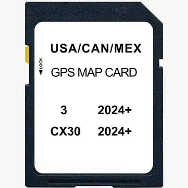GPS Updated Navigation SD Card Only Fits For Mazd 2024 CX-30 And 3 Models