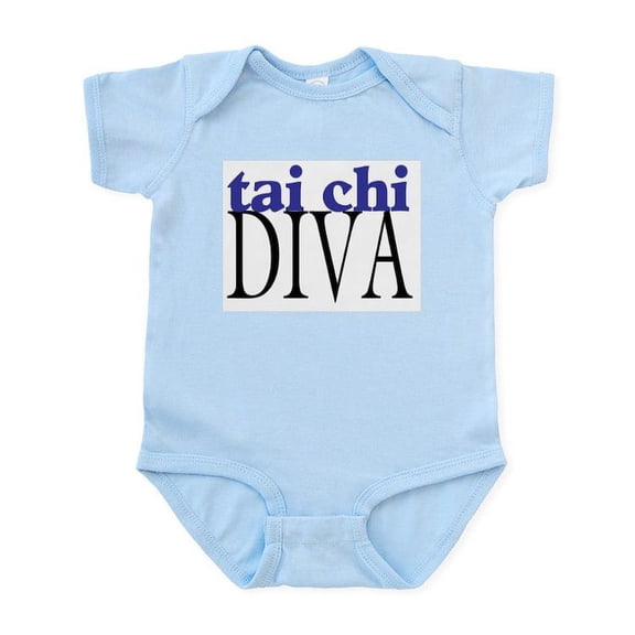 CafePress - Tai Chi Diva Infant Bodysuit - Baby Light Bodysuit, Size Newborn - 24 Months