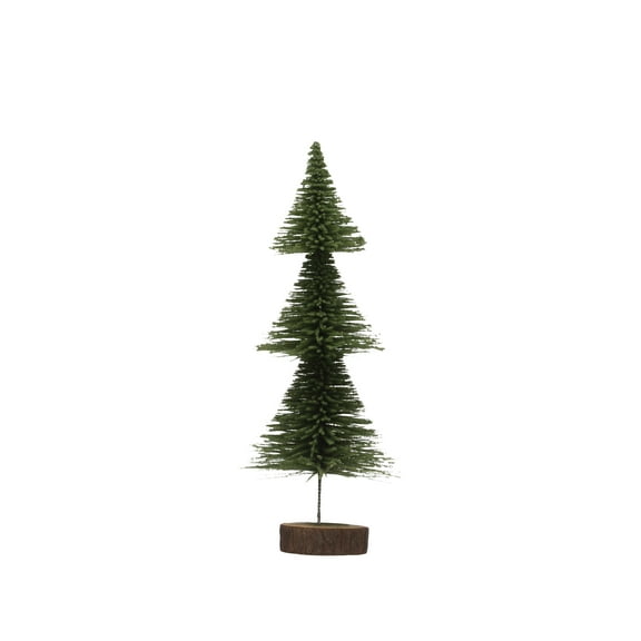 Creative Co-Op XM5293 Bottle Brush Tree w/Wood Base