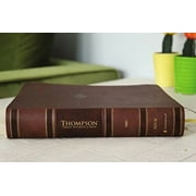 Niv, Thompson Chain-Reference Bible, Leathersoft, Brown, Red Letter, Thumb Indexed, Comfort Print, (Hardcover)