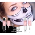 thumbnail image 4 of Halloween Lip Gloss Set, 3-Piece Non-Stick Shiny Lipstick, Glittery Purple and Black Lip Colors, Long-Lasting, Non-Transfer, 4 of 5