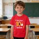 thumbnail image 2 of Camiseta Gráfica de Manga Corta Linda para Niños Niños Niñas, Temporada Escolar Impresión Tee Vestir de Verano Casual, 2 of 9