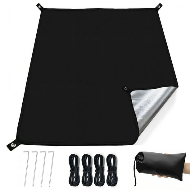 Lona impermeable KRUI para tienda de campaña, 2000 mm, poliuretano, 218 x 188 cm