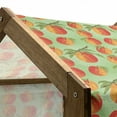 thumbnail image 5 of Peach Pet House, Botanical Organic Garden Delicacies Mellow Orange Nectarines with Leaves, Outdoor & Indoor Portable Dog Kennel with Pillow and Cover, 5 Sizes, Green Orange Vermilion, by Ambesonne, 5 of 5