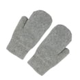 thumbnail image 2 of Eoperou 1 Pair Korean Style Double-layer Thickened Solid Color Women Mittens Winter Warm Knitting Plush Gloves, 2 of 8