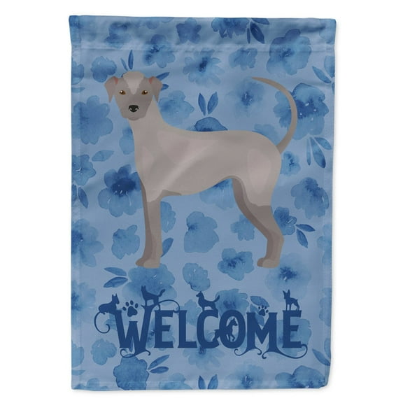Ecuadorian Hairless Dog Welcome Flag Canvas House Size