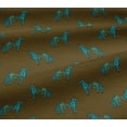 thumbnail image 5 of oneOone Viscose Jersey Fabric Horse Block Fabric Prints By Yard 60 Inch Wide, 5 of 5