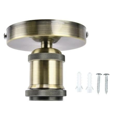 

2024 Vintage E26 E27 Lamp Socket Ceiling Lamp Holder with Accessories for Kitchen Bedroom Living Room 100240VAntique Green