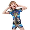 thumbnail image 4 of Yu-Gi-Oh Boys 2-Piece Swimsuit Set, Short Sleeve Rash Guard & Swim Trunks, 4 of 7
