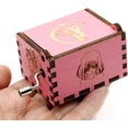 thumbnail image 3 of Mistaha Vintage Square Wooden Music Box Eight Note Hand Crank Musical Instrument - Perfect Gift for Loved Ones and Friends, 3 of 6