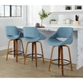 thumbnail image 4 of LumiSource Fabrico 26" Fixed-Height Counter Stool - Set of 3, 4 of 12