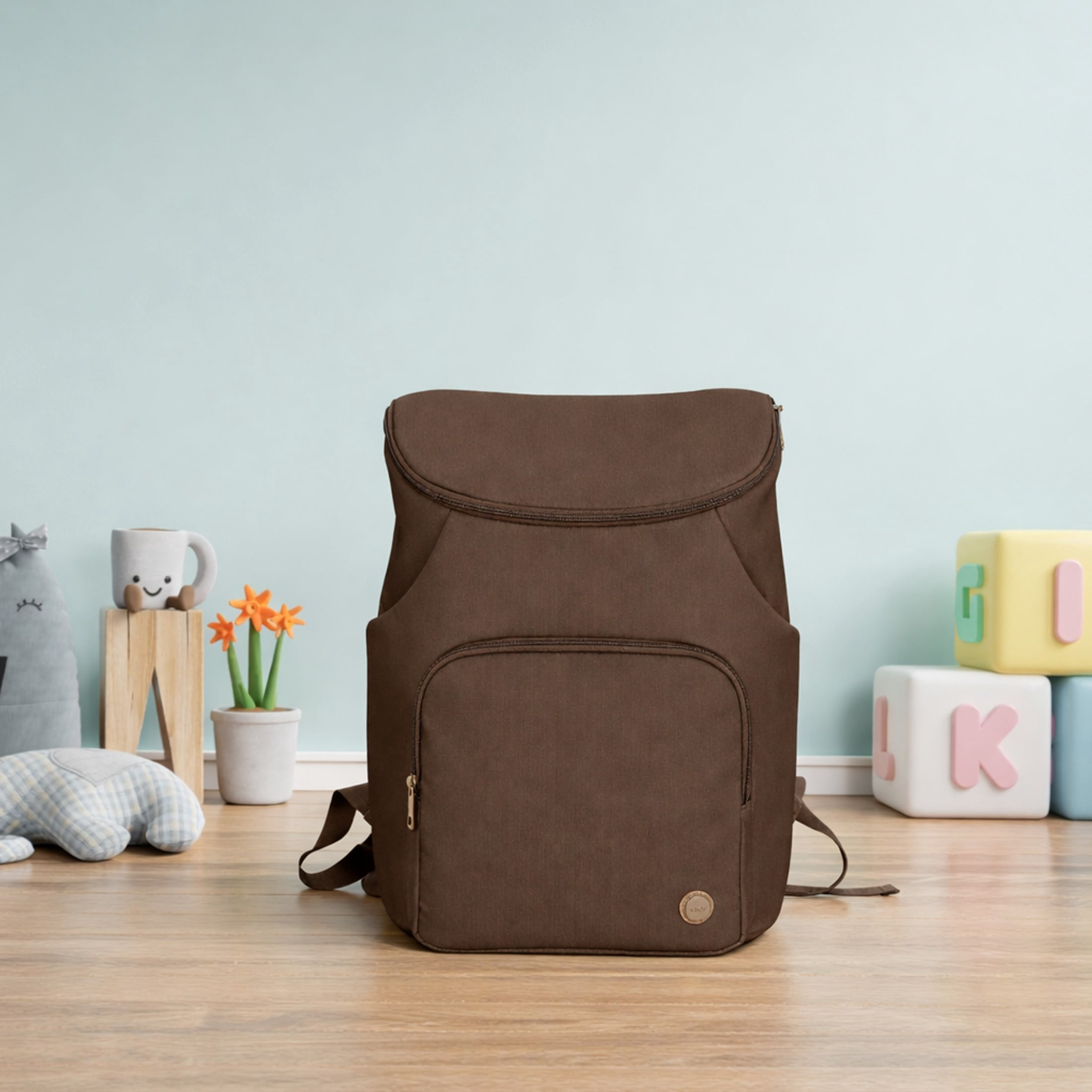 iPack Baby Infant Diaper Bag Backpack, Mocha