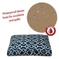 thumbnail image 4 of Majestic Pet | Athens Rectangle Pet Bed For Dogs, Removable Cover, Navy, Large, 4 of 5