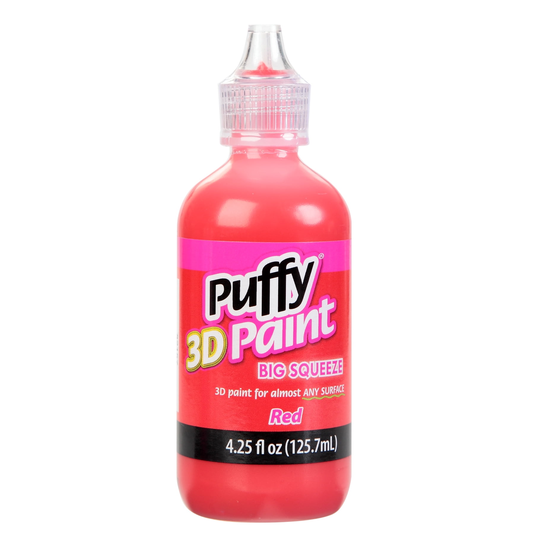 Puffy 4.25 fl oz 3D Paint Red, Multi-Surface - Walmart.com - Walmart.com