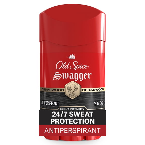 Old Spice Antiperspirant Deodorant for Men, Invisible Solid Stick, Swagger, 2.6 oz