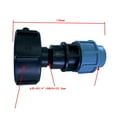 thumbnail image 4 of Adaptador de tanque IBC para jardín, conector de tanque de agua, piezas, accesorios para grifo de riego DN20 interior recto, 4 of 4