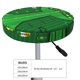 thumbnail image 4 of Disketp St Patrick's day Funda Redonda para Taburete, Funda de Cojín para Silla de Bar Suave y Elástica-12 inch, 4 of 7