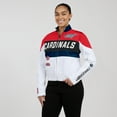 thumbnail image 4 of Women's WEAR by Erin Andrews  Red/White St. Louis Cardinals Racing Full-Zip Jacket, 4 of 4