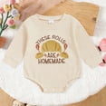 thumbnail image 2 of Baby Newborn Romper ClothesCotton for 3-6 Months Newborn Baby Boy Girl Spring Fall Clothes Long Sleeve Bubble Sweatshirt Romper Cute Infant Outfit, 2 of 7