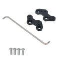 thumbnail image 2 of Rearset Footpeg Mount Bracket, High Strength 2pcs Aluminum Alloy Stable Foot Pedal Rearset Mount Base  For Motorcycle, 2 of 8