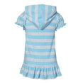 thumbnail image 2 of Beach Coverups for Girls Swimsuit Cover Up Cotton Terry Hood Swim Robe Swimwear, 2 of 3