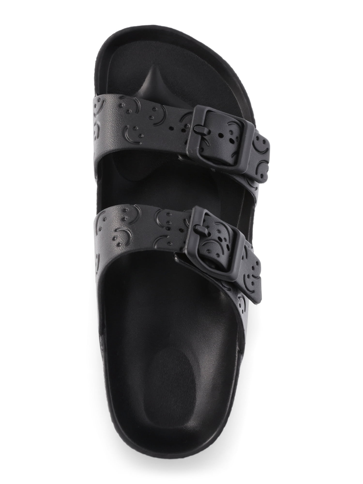 No Boundaries Two Buckle Slide Sandals, Women’s