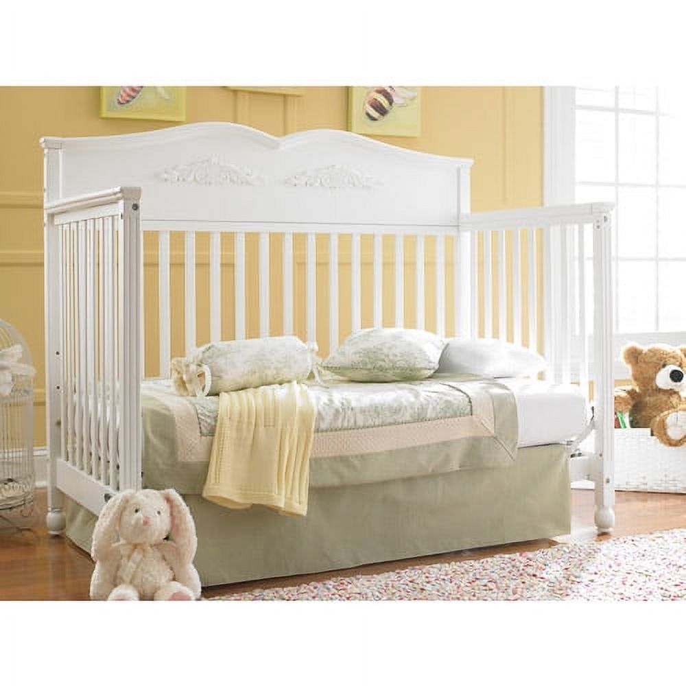 Graco - Victoria Fixed Side 4-in-1 Convertible Crib, White - image 4 of 6