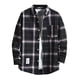 thumbnail image 1 of Camisas de franela a cuadros con forro polar Sherpa para hombre, chaquetas informales térmicas con botones, abrigo de trabajo cálido de invierno, ropa de abrigo de felpa, 1 of 3
