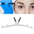 thumbnail image 6 of Stainless Steel Eyebrow Ruler Safe Lightweight Portable 3 Point Positioning Eyebrow Ruler, 6 of 8