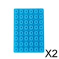 thumbnail image 1 of Molde de Silicona para Mini Donuts y , 48 Espacios, Tonos , Azul, 2 piezas, 1 of 9